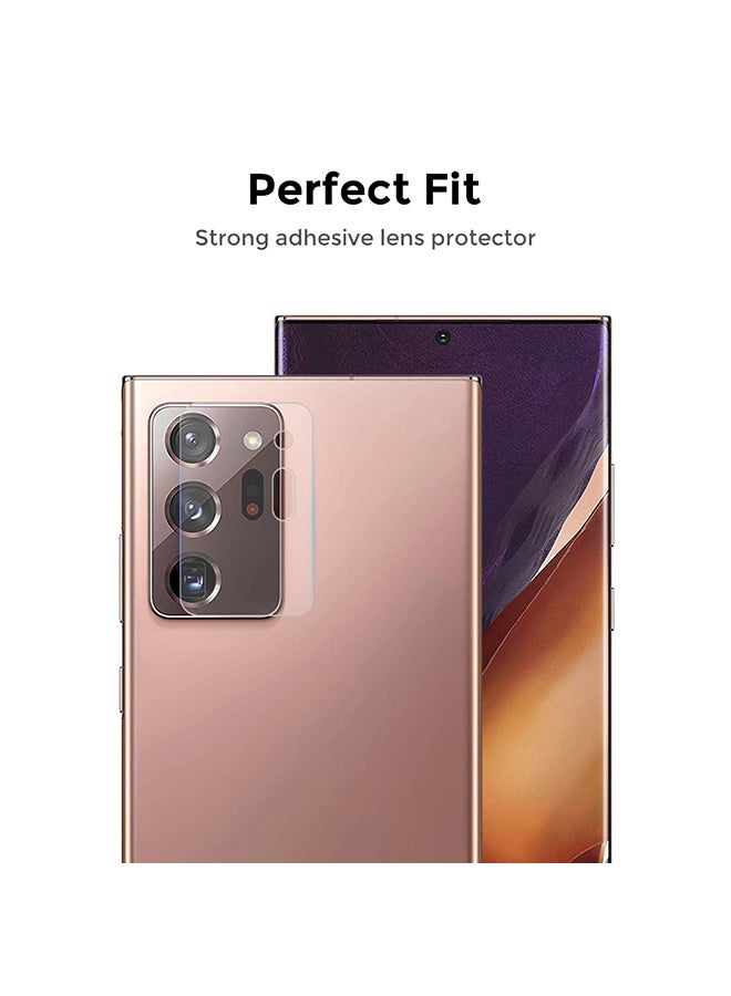 O Ozone 2-Piece Glass Lens Protector For Samsung Galaxy Note 20 Ultra Clear - Image 2