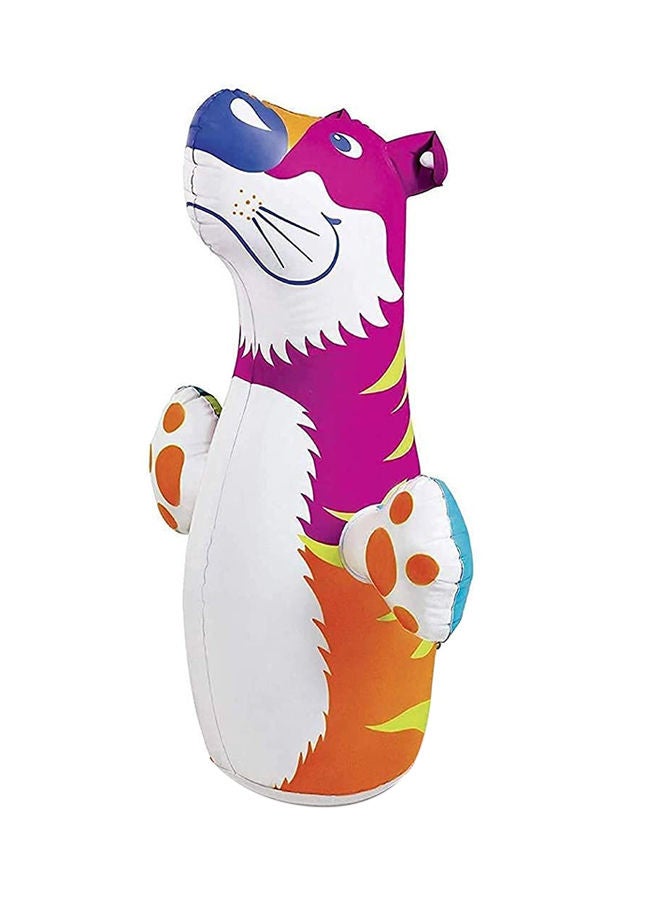 INTEX 3D Tiger Inflatable Punching Bop Bag 15x36inch  - Image 1