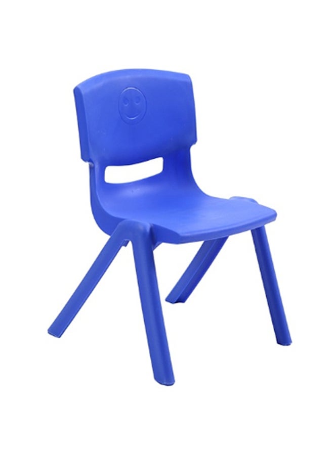كرسي صغير بلاستيكي داخلي أزرق للمدرسة أزرق 40x48x62 سم أزرق 40x48x62سم - Image 1