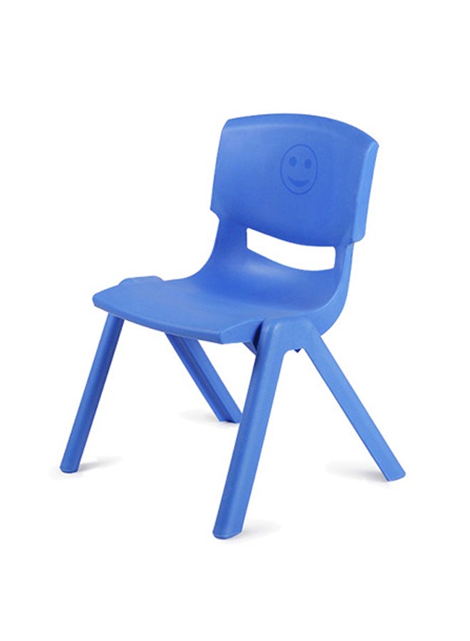 كرسي صغير بلاستيكي داخلي أزرق للمدرسة أزرق 40x48x62 سم أزرق 40x48x62سم - Image 2