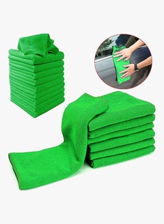 10-Piece Car Soft Microfiber Absorbent Wash Cleaning Polish Cloth Small 24 x 25 cm - v1663071308/N20681263A_2