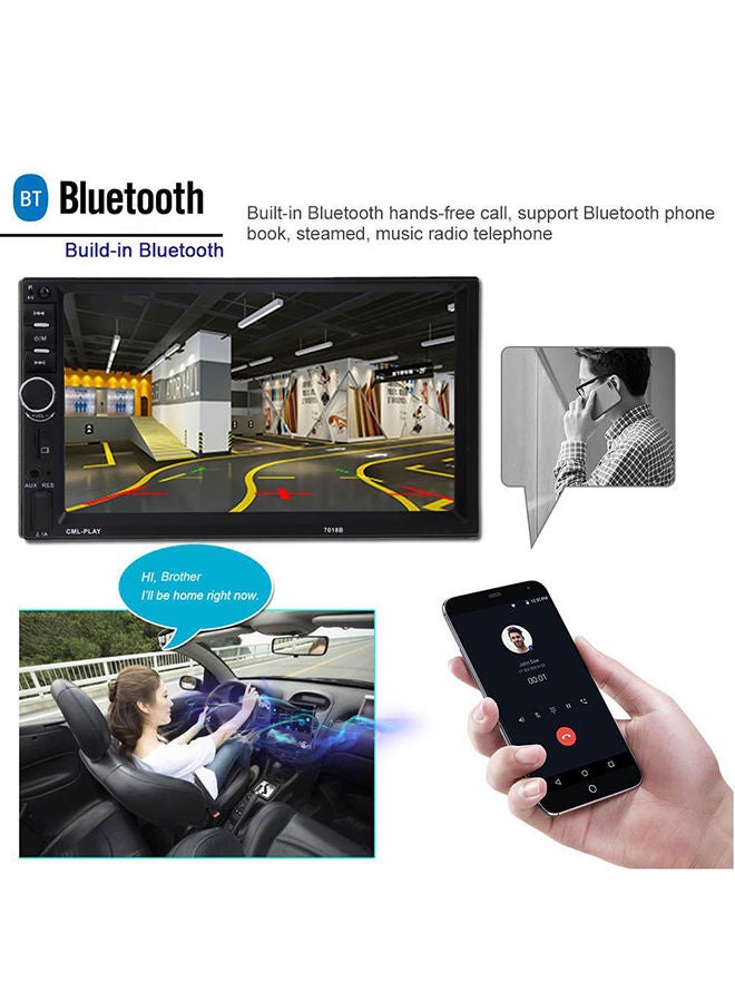 Generic - 7 Inch Double Din Car Backup Monitor Mp5 Player/1080P Digital Display/Bluetooth - Image 1