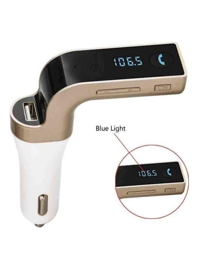 CARG7 - Bluetooth Car Kit Handsfree FM Transmitter Radio MP3 Player USB Charger - Image 1