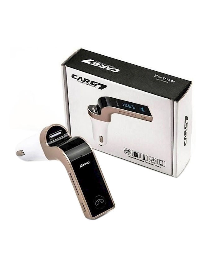 CARG7 - Bluetooth Car Kit Handsfree FM Transmitter Radio MP3 Player USB Charger - Image 1