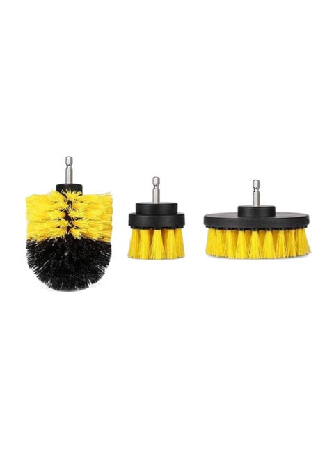 3-Piece Drill Car Cleaning Brush