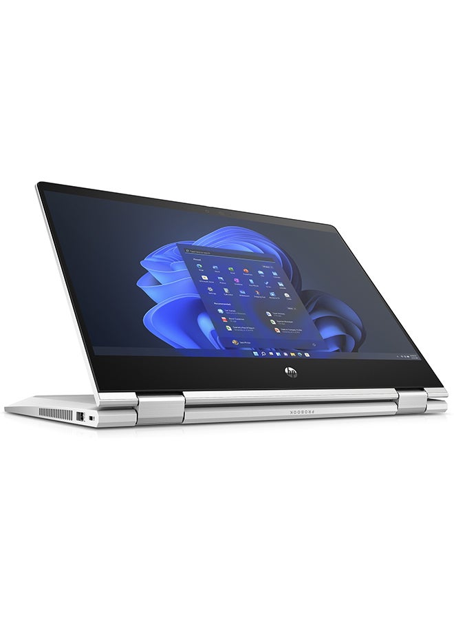 HP Probook X360 435 G8 Laptop With 13.3-Inch Display, AMD Ryzen 5-5600U Processer/8GB RAM/256GB SSD/AMD Radeon Graphics/Windows 10 Pro English Silver - Image 1