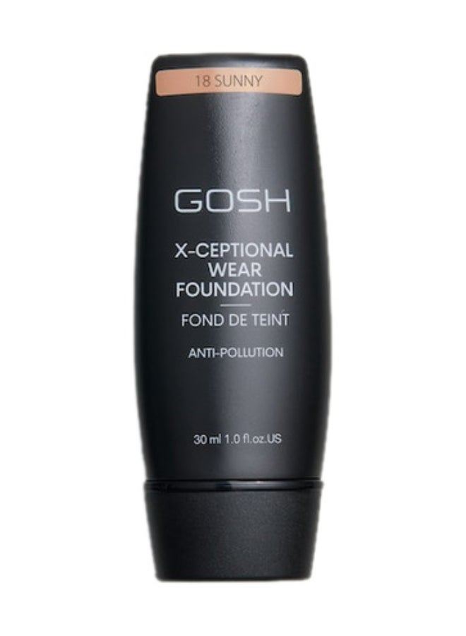gosh X-Ceptional Wear Foundation 18 Sunny - Image 1