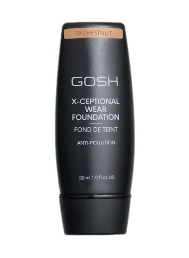gosh - X-Ceptional Wear Foundation 19 Chestnut - Image 1