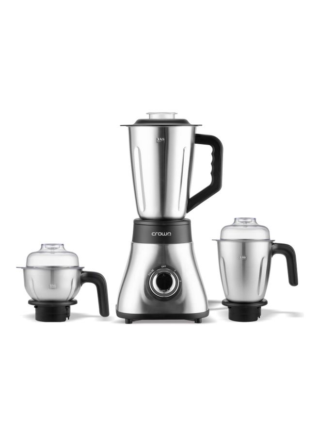 كراون لاين طقم خلاط 3 في 1 من الاستانلس ستيل 600.0 W BL-295 أسود/ فضي  - Image 1