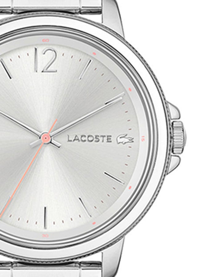 LACOSTE Women's Slice  Silver White Dial Watch - 2001200  - Image 4