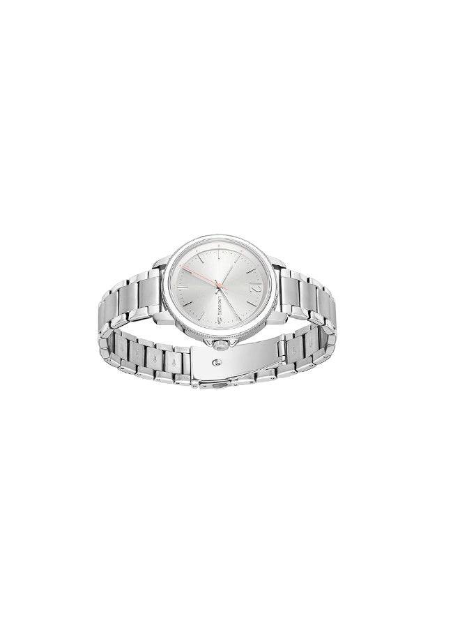 LACOSTE Women's Slice  Silver White Dial Watch - 2001200  - Image 5