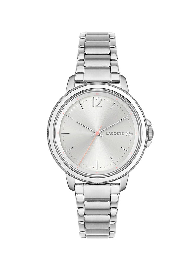 LACOSTE Women's Slice  Silver White Dial Watch - 2001200  - Image 1