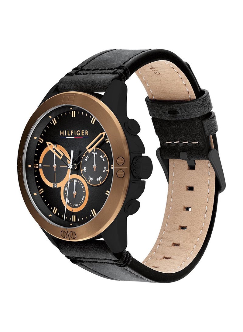 TOMMY HILFIGER Men's Harley  Black Dial Watch - 1791893  - Image 3