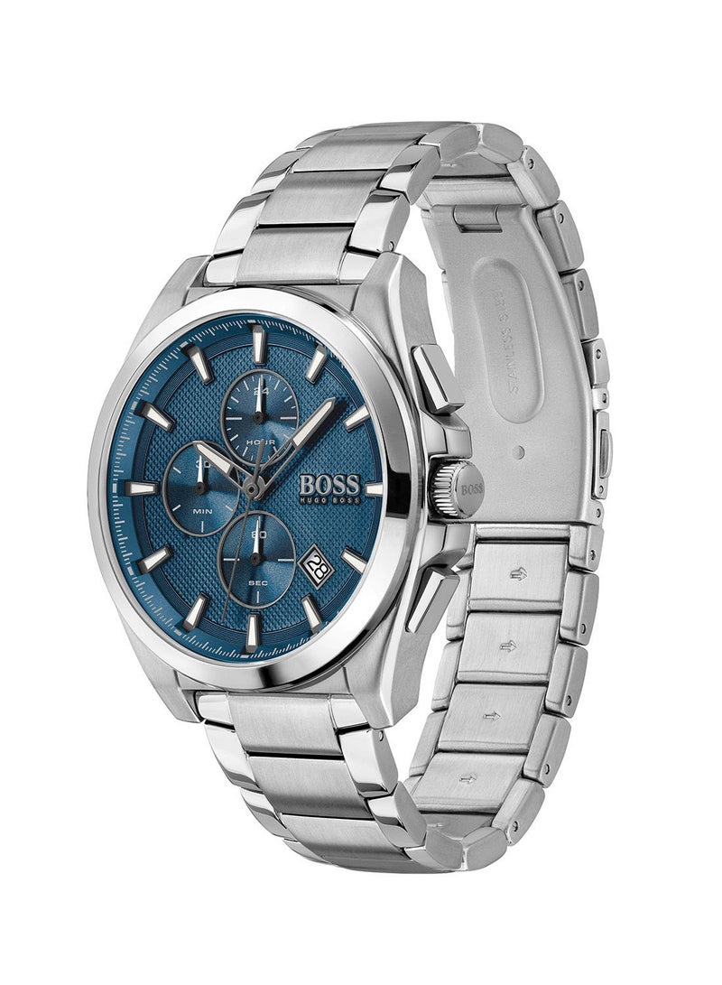 HUGO BOSS - Men's GR&Master  Blue Dial Watch - 1513884 - Image 1