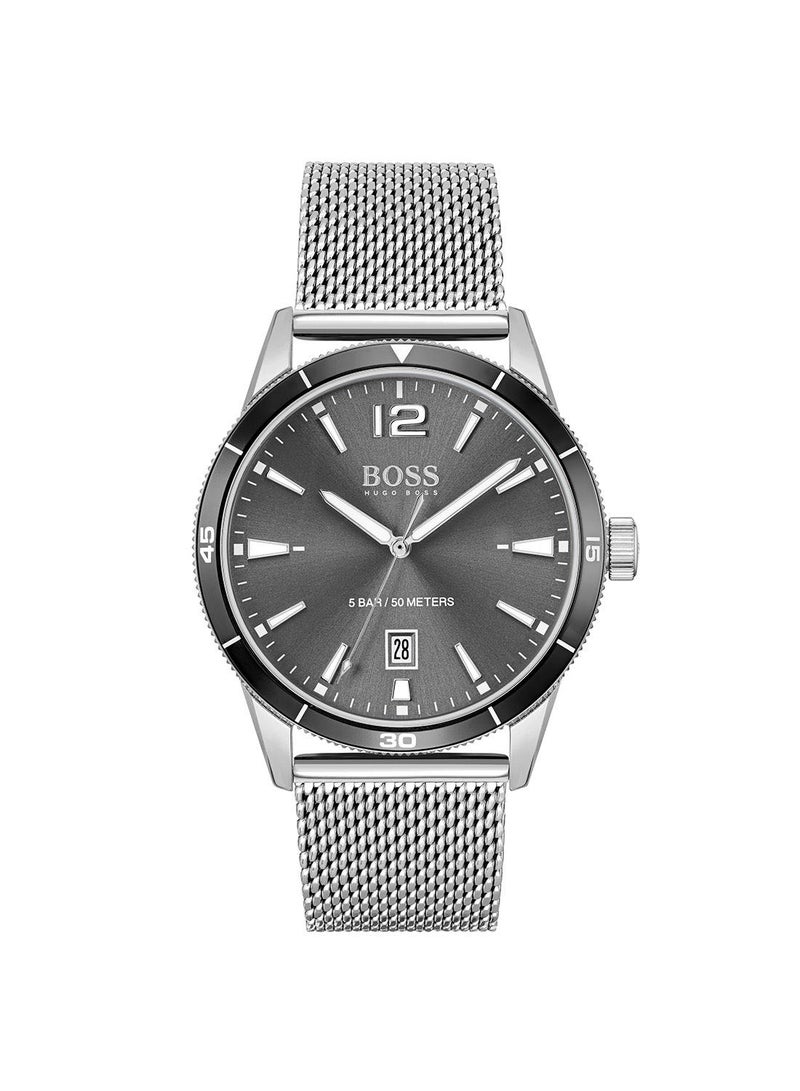 BOSS - Men's Drifter  Grey Dial Watch - 1513900 - Image 1