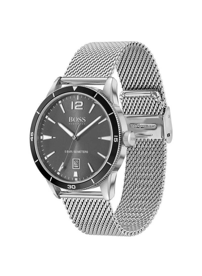 BOSS - Men's Drifter  Grey Dial Watch - 1513900 - Image 1