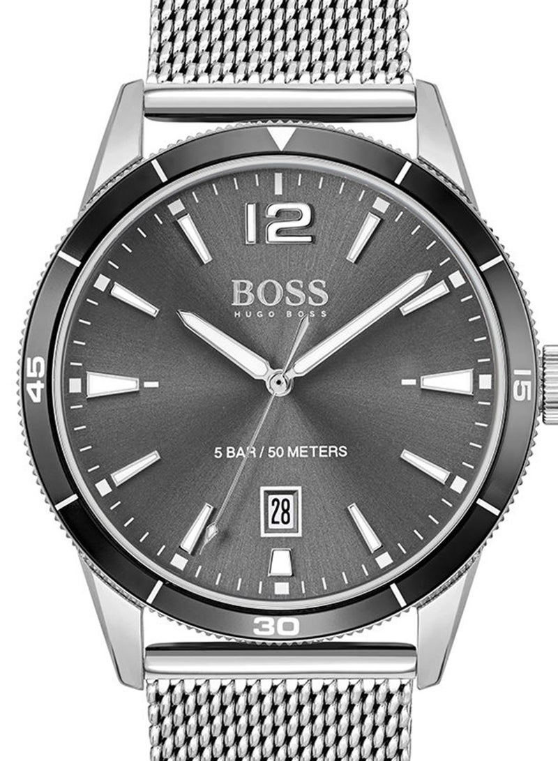 BOSS - Men's Drifter  Grey Dial Watch - 1513900 - Image 1