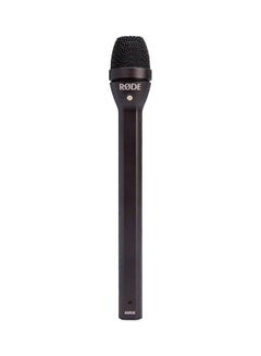 RPM Omnidirectional Handheld Interview Microphone REPORTER Black