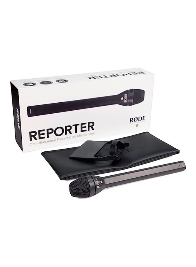 RODE - RPM Omnidirectional Handheld Interview Microphone REPORTER Black - Image 1