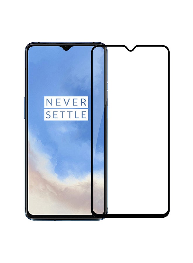 مارجون لاصقة حماية من الزجاج المقوى ثلاثي الأبعاد للشاشة لهاتف ون بلس 7 أسود / شفاف - Image 2