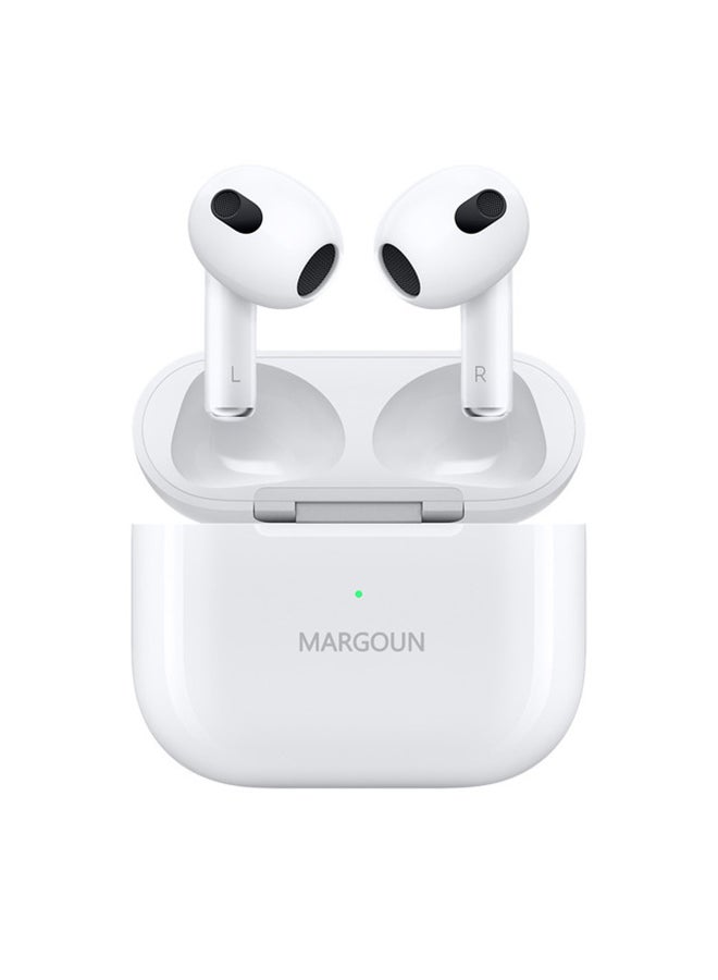 MARGOUN Wireless Earbuds for iPhone 14 Series TWS Bluetooth Earphones Touch Control Hi-Fi Stereo Sound Noise Reduction Sport In-Ear Headphones with Charging Case White  - Image 4