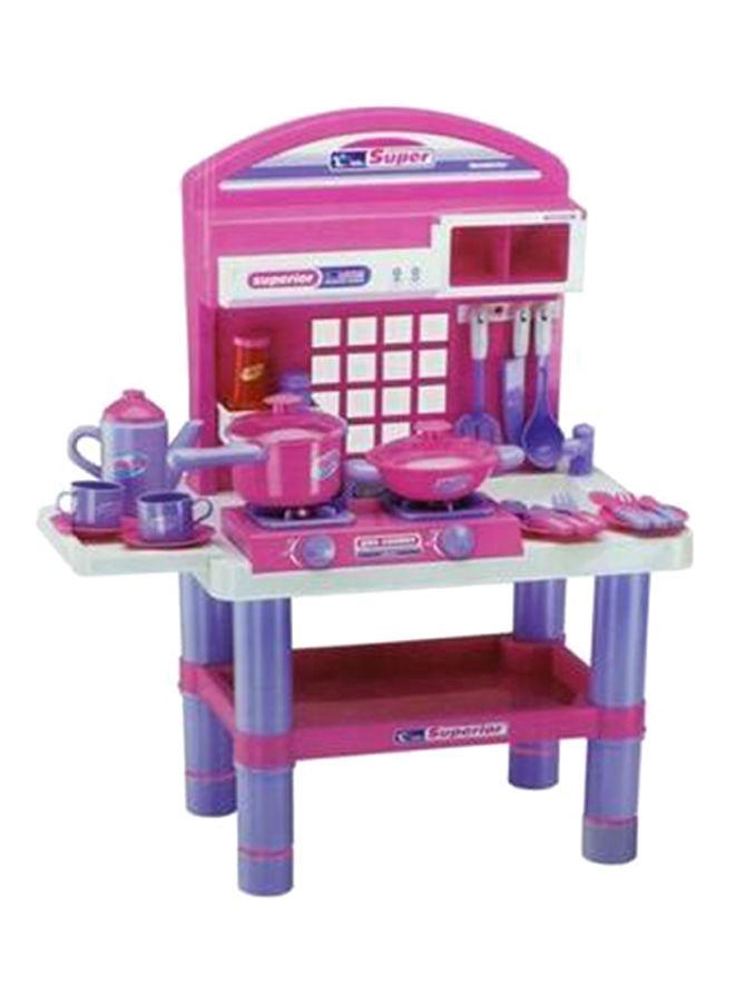 Lightweight Authentic Detailing Rich Unique Design Pretend Kitchen Play Set - Image 1