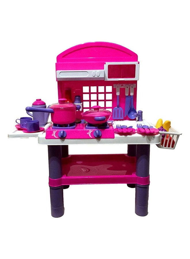 Lightweight Authentic Detailing Rich Unique Design Pretend Kitchen Play Set - Image 3