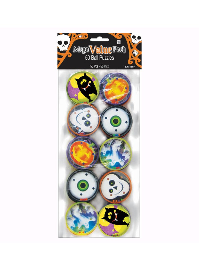 أمسكان طقم أحجية هدية على شكل كرات للهالووين من 50 قطعة