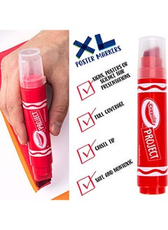 Crayola Project  Xl Poster Marker, Multicolour ‎3.48 x 8.89 x 20.65cm  - Image 4