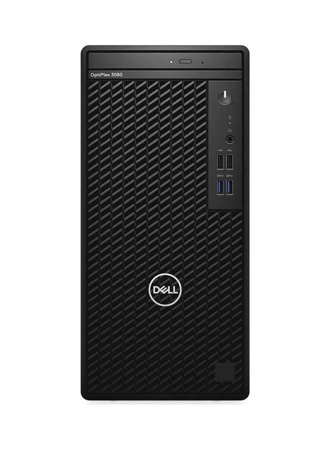 ديل - جهاز كمبيوتر رأسي أوبتيبليكس 3080 بمعالج كور i5 10500/ ذاكرة رام 8 جيجابايت/ ومحرك أقراص SSD سعة 512 جيجابايت/ وبطاقة رسومات إنتل بدقة فائقة الوضوح/ نظام تشغيل ويندوز 10 برو أسود - Image 1