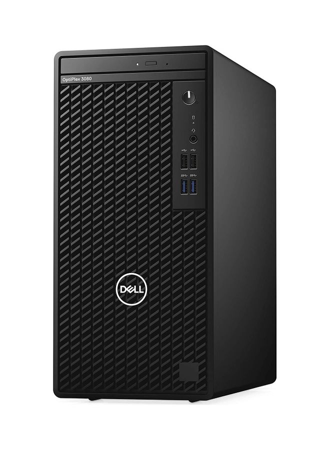 ديل - جهاز كمبيوتر رأسي أوبتيبليكس 3080 بمعالج كور i5 10500/ ذاكرة رام 8 جيجابايت/ ومحرك أقراص SSD سعة 512 جيجابايت/ وبطاقة رسومات إنتل بدقة فائقة الوضوح/ نظام تشغيل ويندوز 10 برو أسود - Image 1
