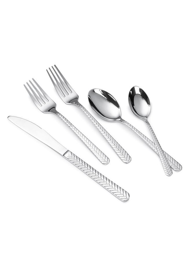 20-Piece Harness Flatware Cutlery Set Mirror Finish - v1663146615/N46175933A_4