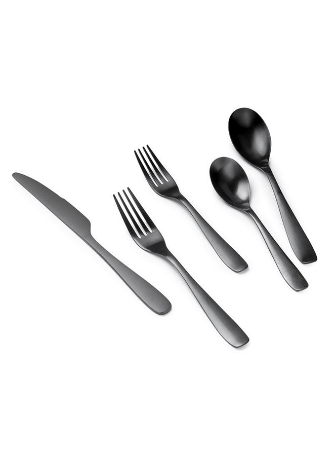 20-Piece Cranston Flatware Cutlery Set Black - v1663146676/N46175936A_1