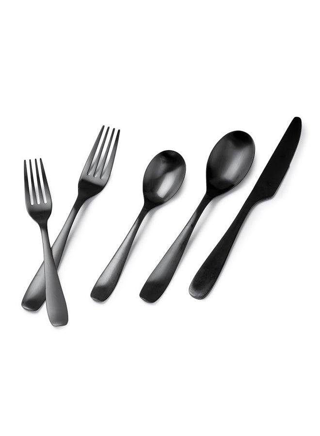 20-Piece Cranston Flatware Cutlery Set Black - v1663146676/N46175936A_2