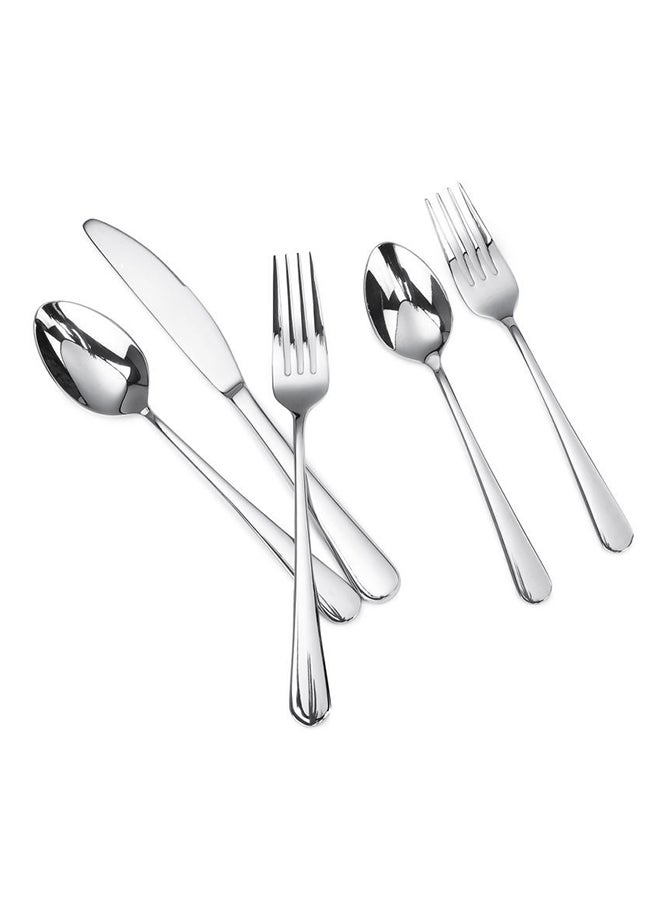 هوم تاون طقم أدوات مائدة بتصميم غير لامع من تشكيلة فوج، مكون من 5 قطع - Image 2