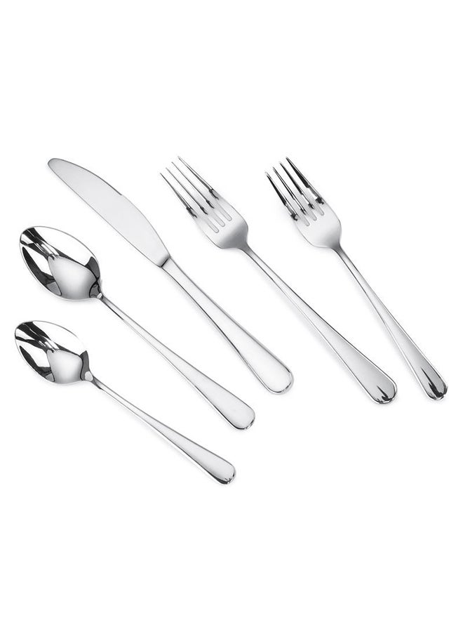 هوم تاون طقم أدوات مائدة بتصميم غير لامع من تشكيلة فوج، مكون من 5 قطع - Image 3