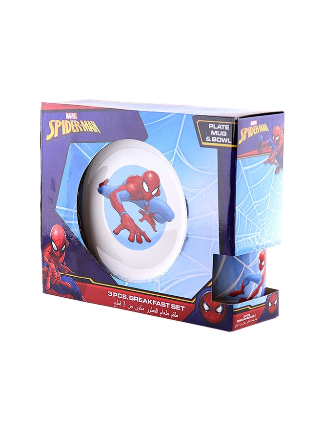 مارفل طقم طعام الفطور بطبعة سوبرمان مكون من 3 قطع - Image 2