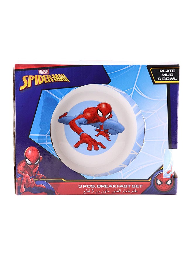 مارفل طقم طعام الفطور بطبعة سوبرمان مكون من 3 قطع - Image 3