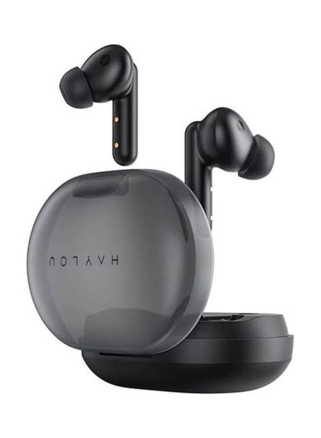 Haylou - GT7 True Wireless Earbuds Low Latency Mode Bluetooth 5.2 AAC Audio Codec 20hrs Battery Life Stereo And Mono Mode Smart Touch Control Type-C Charging Black - Image 1
