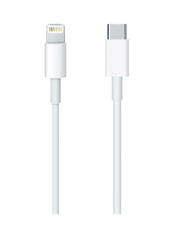 MARGOUN - USB-C 20W Power Adapter with Lightning to USB-C Cable 1m for iPhone 14 Series Wall Charger Travel Adapter with Foldable Pins White - Image 1