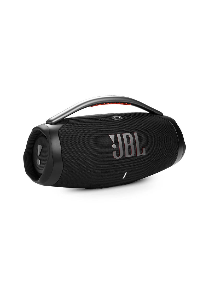 JBL - Boombox 3 Portable Speaker With Massive  Signature Pro Sound Black - Image 1