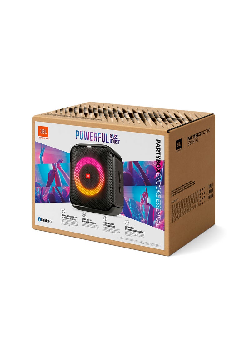 جي بي إل مكبر صوت بارتي بوكس ​​إنكور إسنشيال بتصميم محمول للحفلات أسود - Image 4