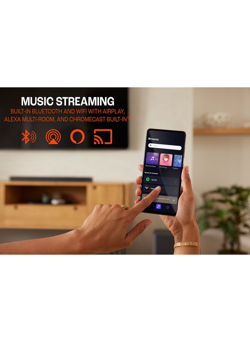 JBL - Bar 500 5.1Channel 5.1Channel Soundbar With Multibeam and Dolby JBLBAR500PROBLKUK Black - Image 1