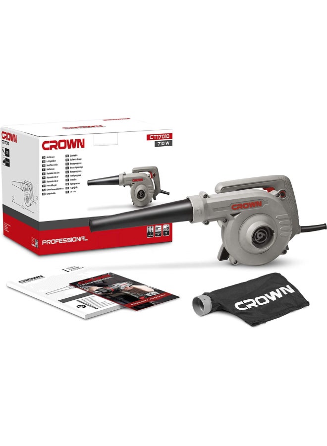 Crown Blower And Vacuum Cleaner Grey/Black - Image 2