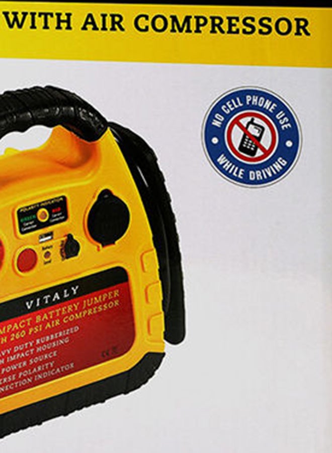 VITALY - 4-In-1 Jump Starter With Air Compressor - Image 1