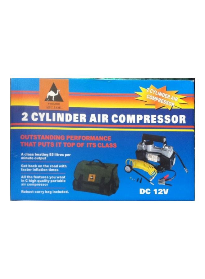 Generic Car Dual Cylinder Air Compressor  - Image 1