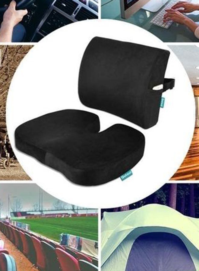 Generic - Seat Cushion And Lumbar Support Pillow - Image 1