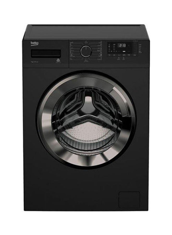 بيكو 1000 دورة في الدقيقة - شاشة رقمية - باب XL كروم - (Xpress) 7 كجم WTV 7512 XBCI أسود - Image 1