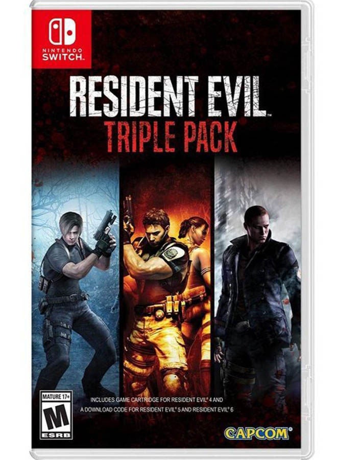 لعبة Resident Evil Triple Pack - (إصدار عالمي) - الأكشن والتصويب - نينتندو سويتش - v1663164928/N50121330A_3