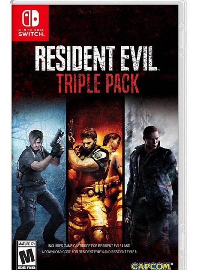 لعبة Resident Evil Triple Pack - (إصدار عالمي) - الأكشن والتصويب - نينتندو سويتش - v1663164929/N50121330A_4